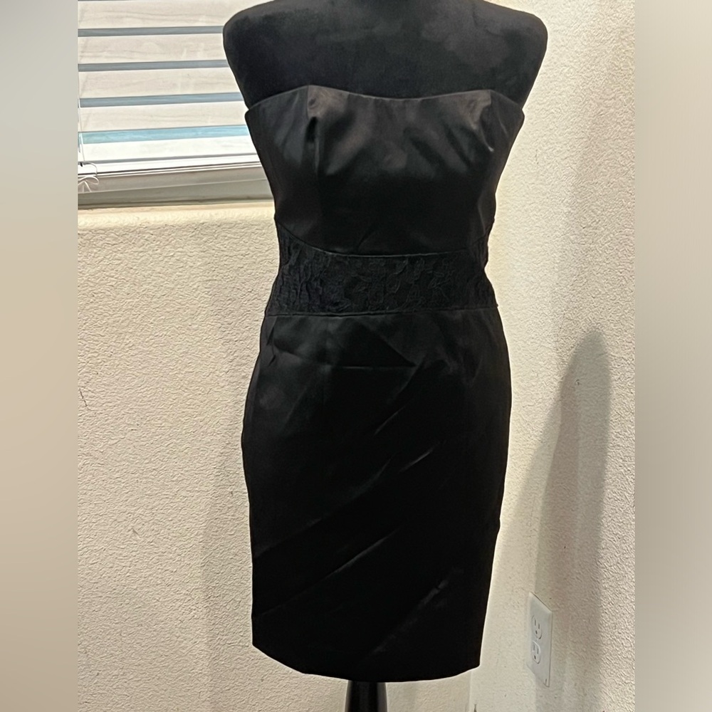 Bebe lace black party dress‎